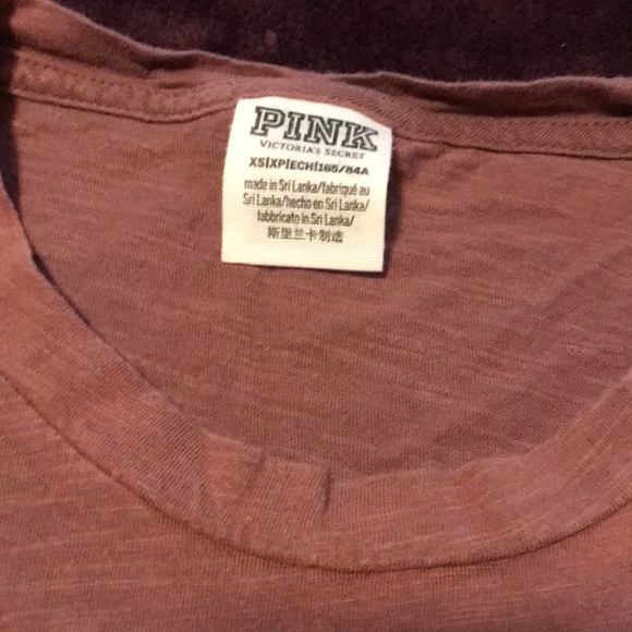 PINK crop T-shirt with front pocket - Picture 3 of 3